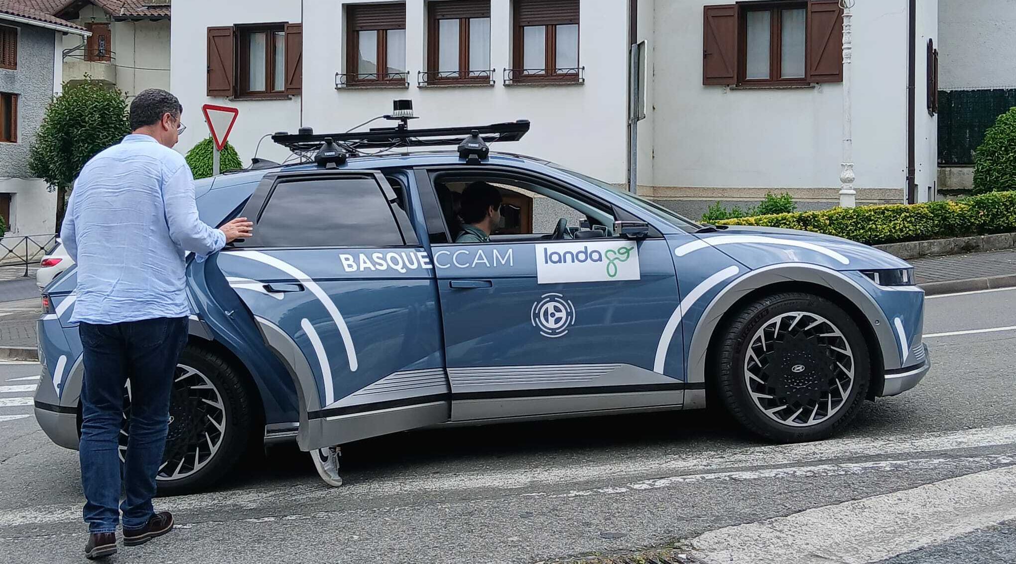 BasqueCCAm en Amezketa Vehículo de BasqueCCAM en Amezketa